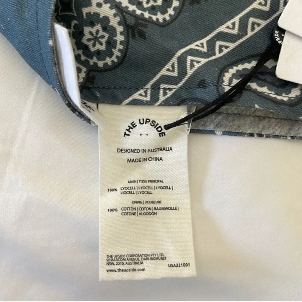 NWT The Upside Dog PUPSIDE Blue Necktie Bandana